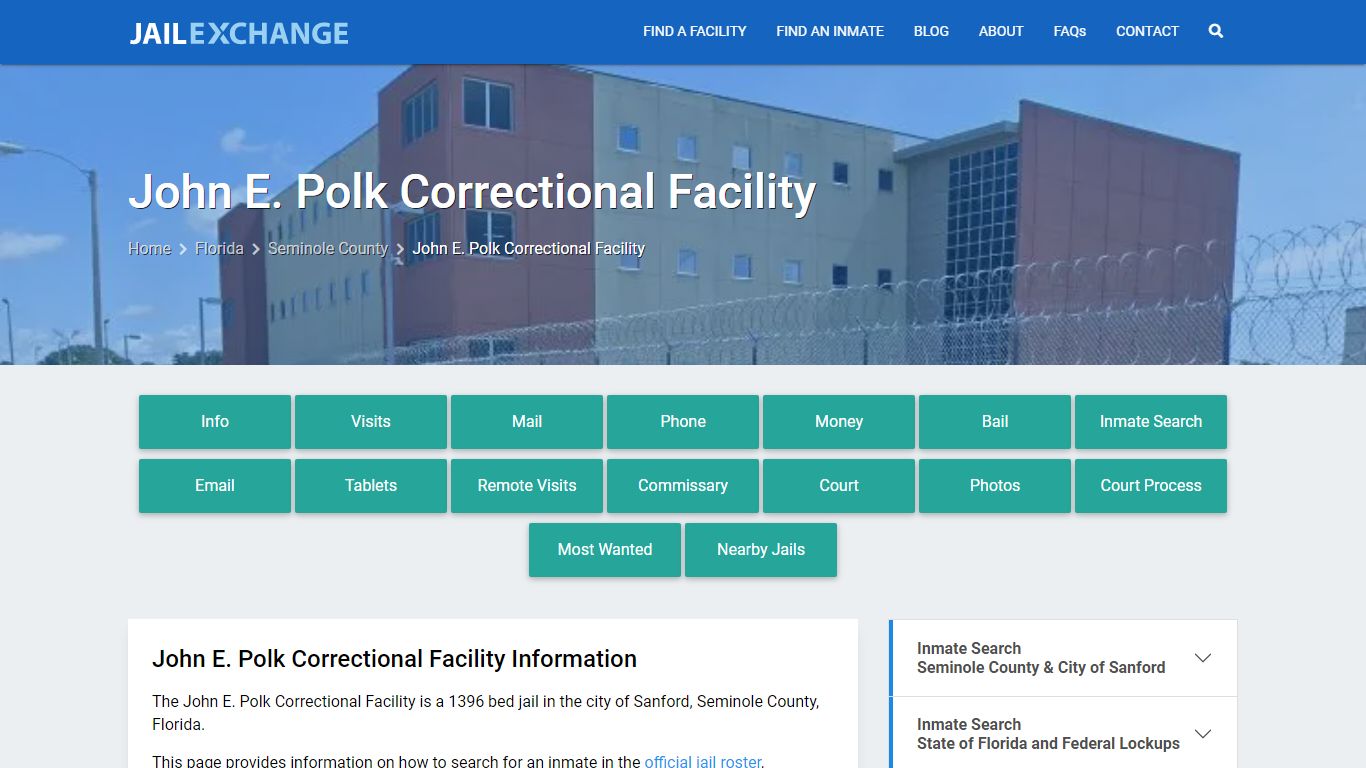 John E. Polk Correctional Facility - Jail Exchange